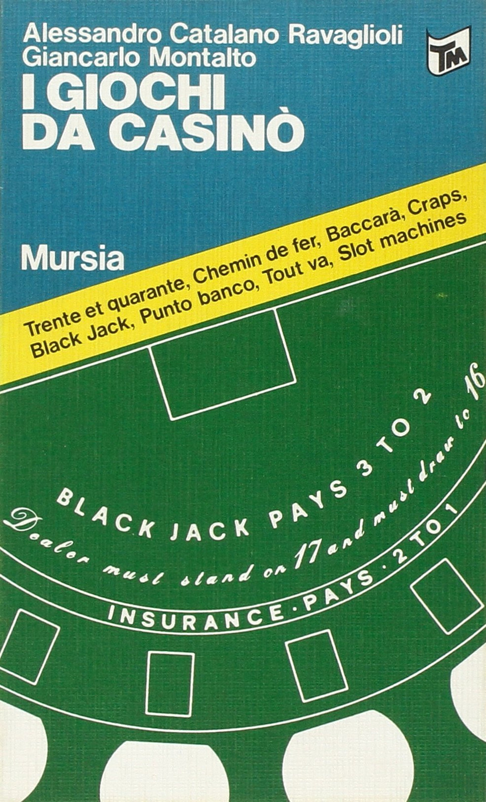 9788842589495 I giochi da casinò - Alessandro Catalano Ravaglioli,Giancarlo Mon