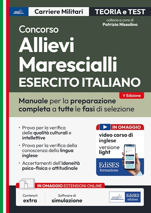 CONCORSO ALLIEVI MARESCIALLI ESERCITO ITALIANO  - NISSOLINO PATRIZIA - Edises