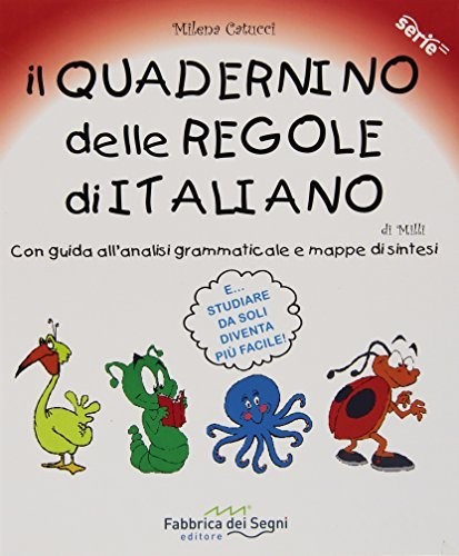 quadernino delle regole di italiano catucci milena 8898438567