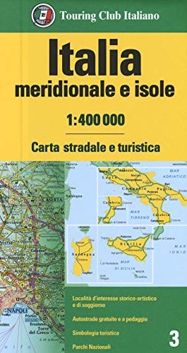 9788836575220 Italia meridionale e isole 1:400.000. Carta stradale e turistica -