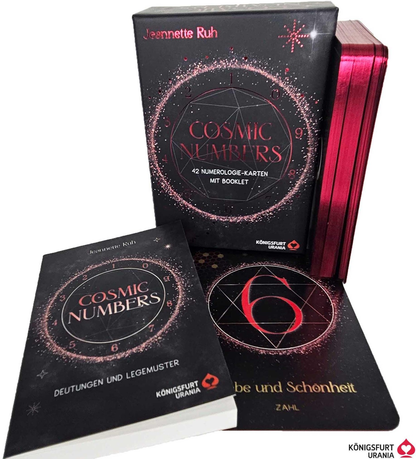 Jeannette Ruh Cosmic Numbers (Numerologie): 42 Karten, farbiges 192- (Tascabile)
