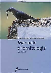 Manuale Di Ornitologia Volume 3 Brichetti Gariboldi Edagricole 2002