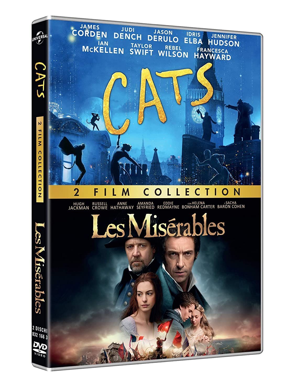 Dvd Cats (2019) / Les Miserables (2 Dvd)