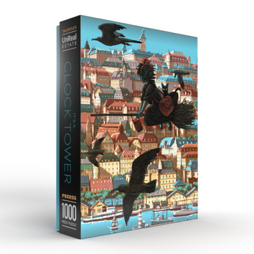 It's a Clock Tower: 1000 Piece Jigsaw Puzzle by Tim Doyle (Tim Doyle's Unreal