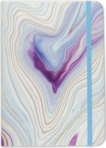 SM Jrnl Blue Agate by Inc Peter Pauper Press