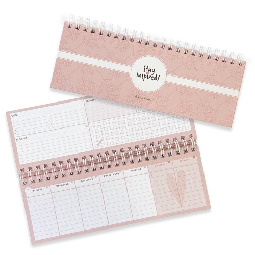 Tischkalender 2022 / Wochenkalender im Quer-Format / 52 Wochen + 2 Wochen, 1