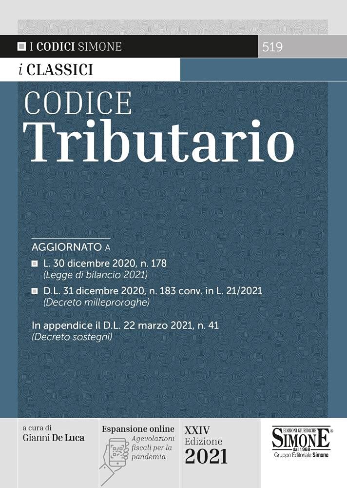 9788891428103 Codice tributario. Con espansione online - Gianni De Luca