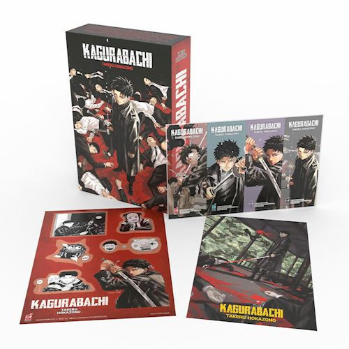 KAGURABACHI. EDIZ. VARIANT. CON ILLUSTRATION CARD. CON SET DI SEGNALIBRI IN PVC.