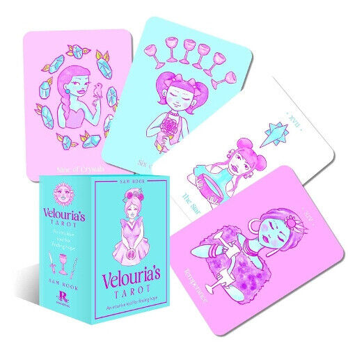 Velouria's Tarot: An Intuitive Tool for Finding Hope (78 Gilded Cards and
