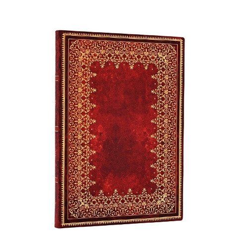 Foiled (Old Leather Collection) Midi Unlined Softcover Flexi Journal (Elastic