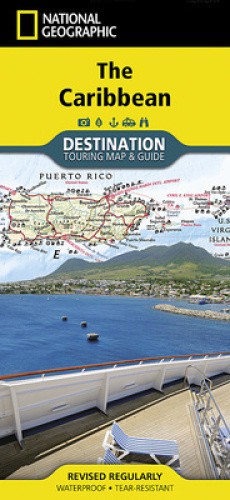 Caribbean: Destination Map by National Geographic Maps