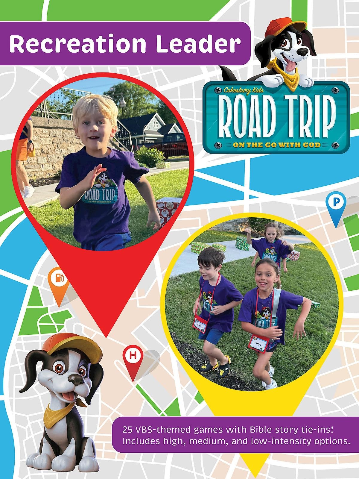 Vbs 2025 Road Trip Recreation Leader: On the Go with God (Road Trip: (Tascabile)