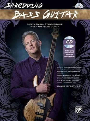 David Overthrow Shredding Bass Guitar (Mixed Media Product)
