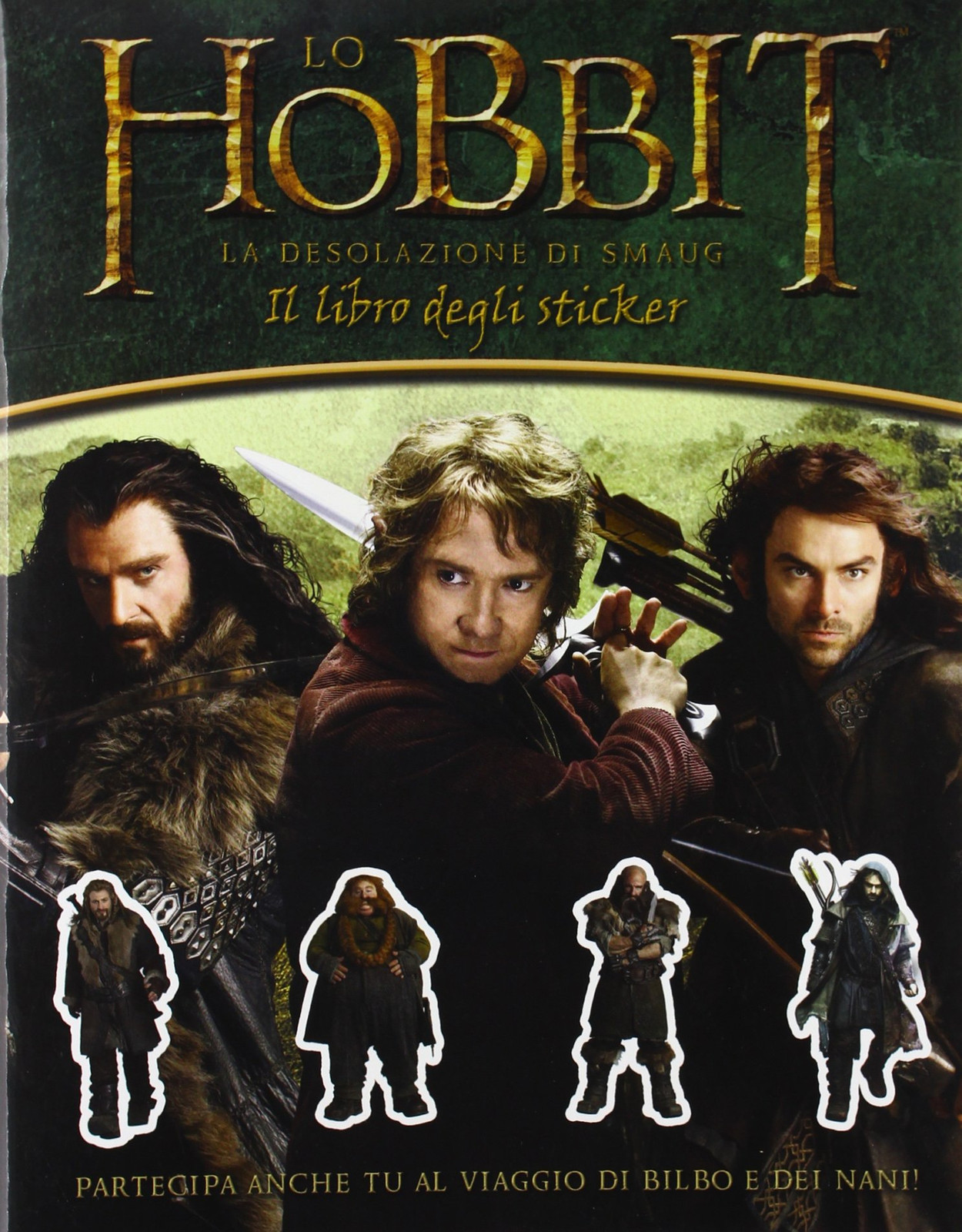 9788845262456 Lo Hobbit. La desolazione di Smaug. Libro stickers. Con adesivi -