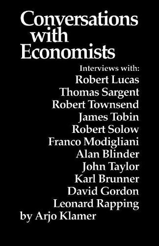 Arjo Klamer Conversations With Economists (Tascabile)