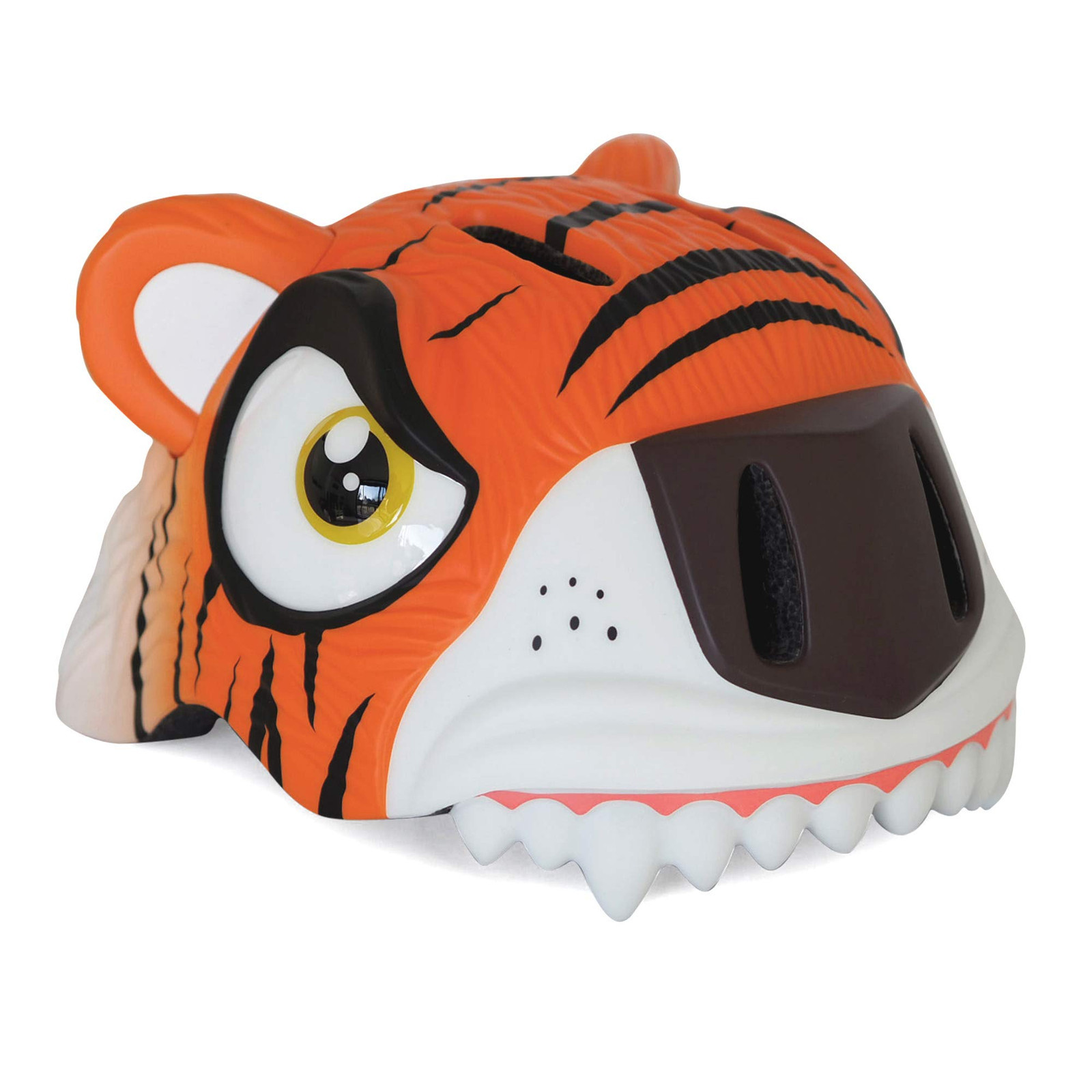 Crazy Safety - Tiger Bicycle Helmet - Orange (100101-01-01) Toy NUOVO