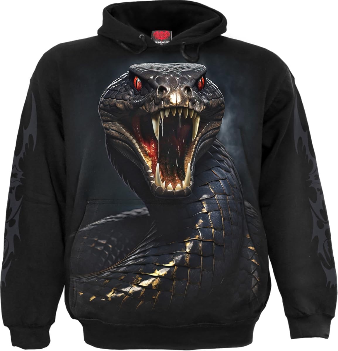 Spiral - BASILISK (Unisex Black Hoodies) Medium HOODIE NUOVO