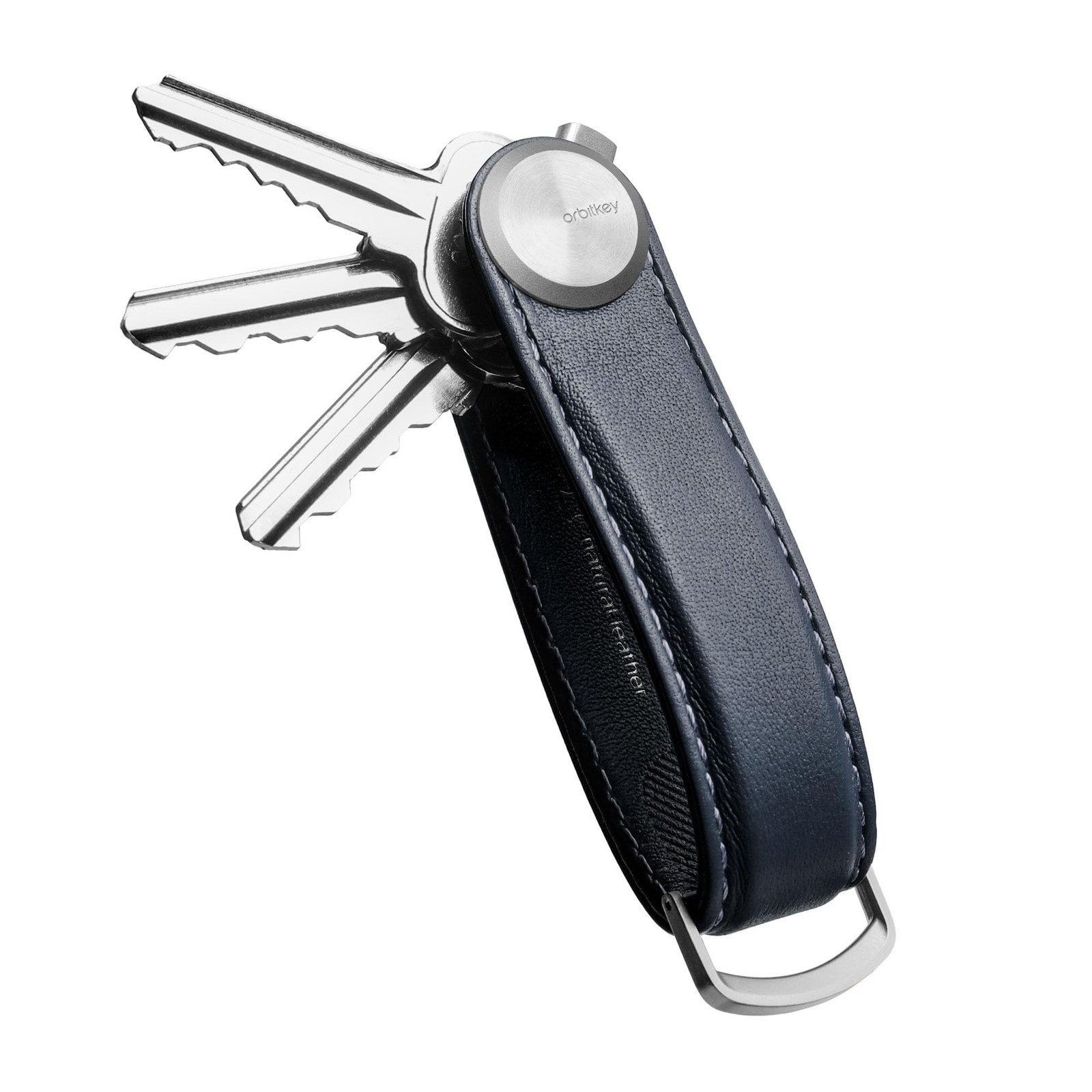 Orbitkey - Key Organiser Pro Leather - Sapphire NUOVO
