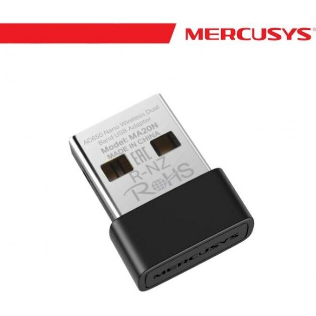 Mercusys AC650 Nano Wireless Dual Band USB Adapter