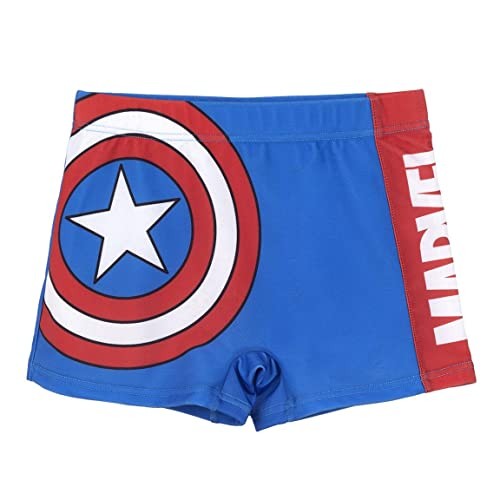 Boys Swim Shorts The Avengers Blue (Size: 6 Years) Clothing NUOVO
