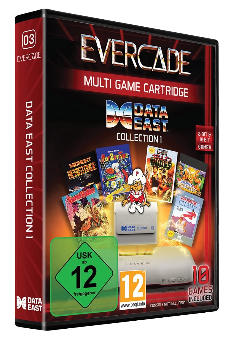 Blaze Evercade Data East Cartridge 1 Englisch NUOVO
