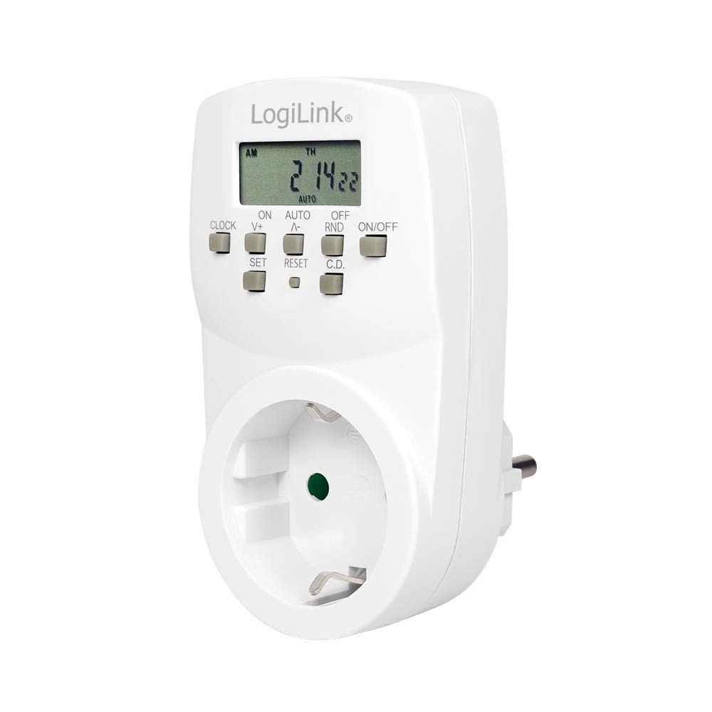 `Logilink Zeitschaltuhr, Digitaler Timer, Weiss` ACC NUOVO