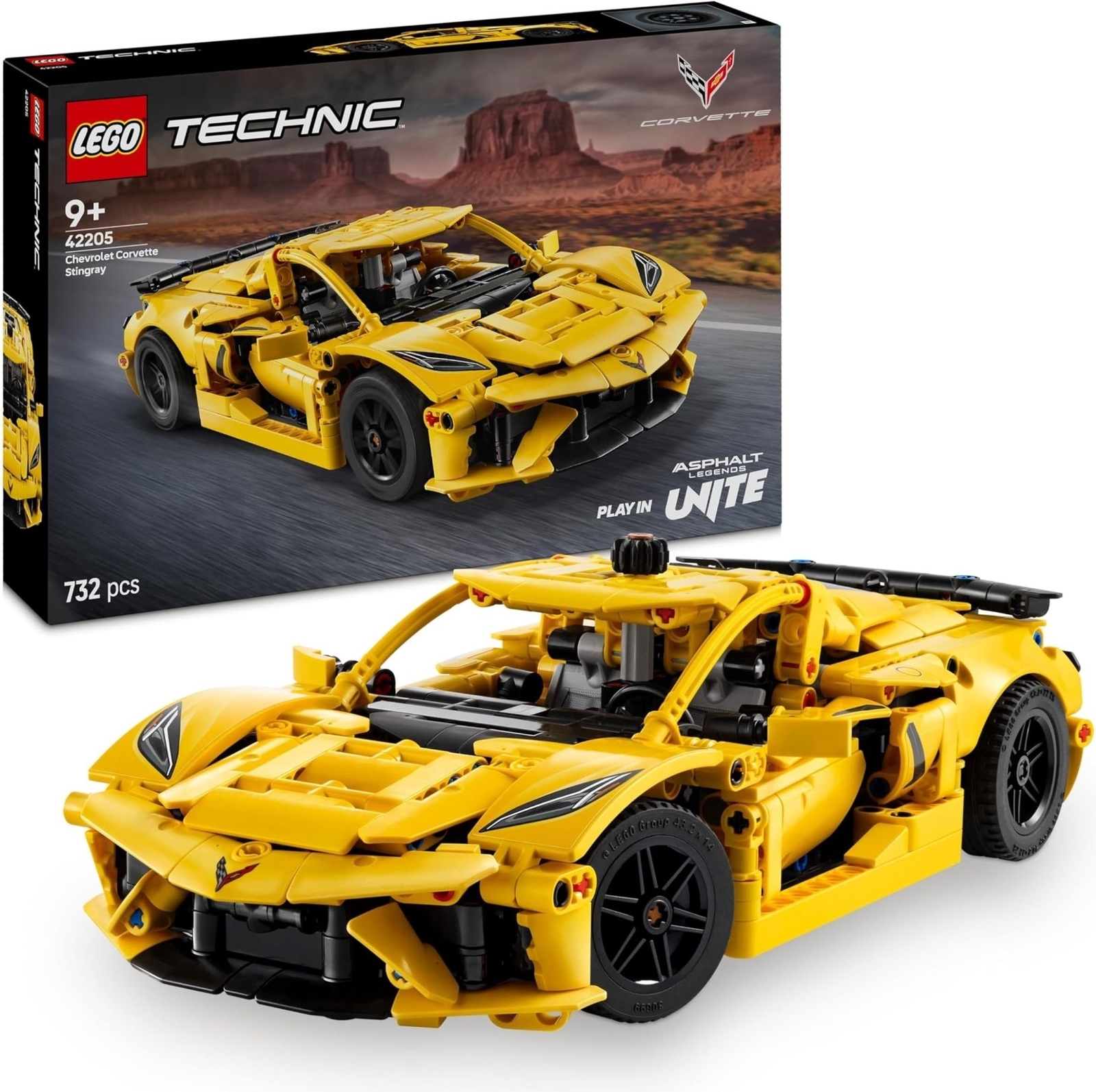 Merchandising Lego: 42205 - Technic - Chevrolet Corvette Stingray