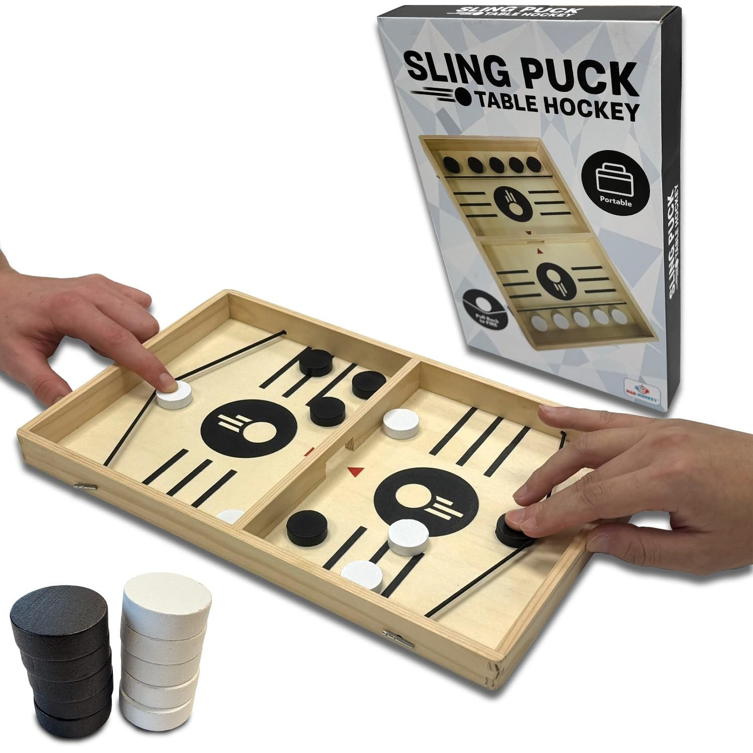 Mad Monkey - Sling Puck Toy NUOVO