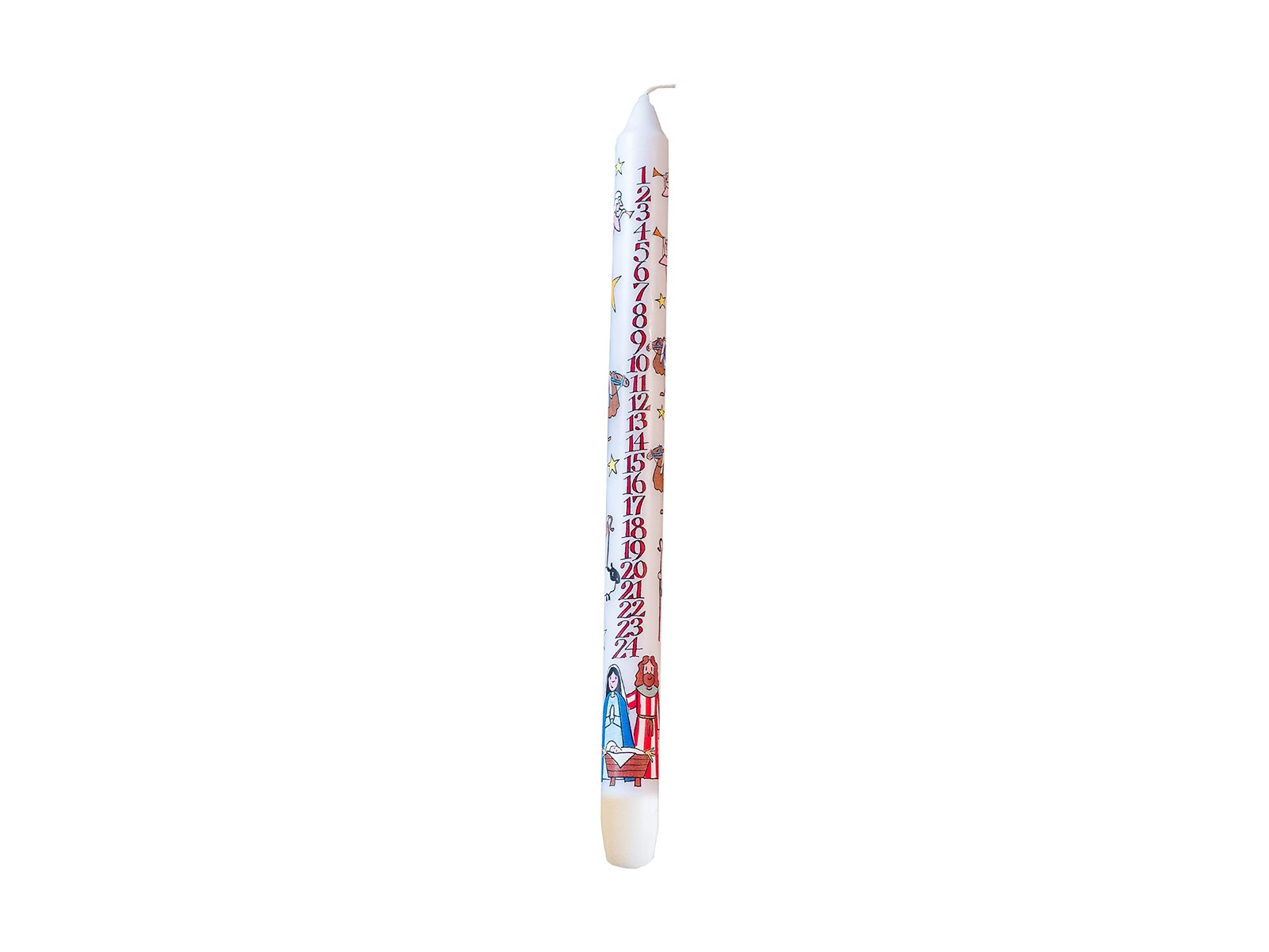 Nativity Advent Dinner Candle NUOVO
