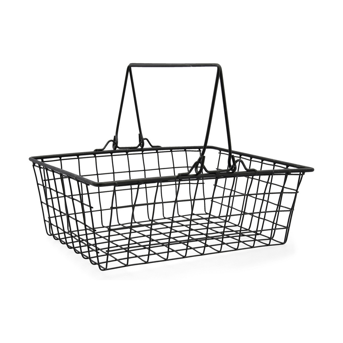 Wire Basket Quid Metal Steel (30 X 23 X 10,5 Cm) NUOVO