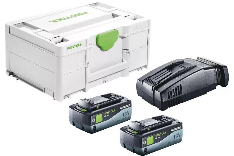 Festool Set Energia SYS 18V 2x8,0 Batteria 18V e caricatore SCA 16 577327