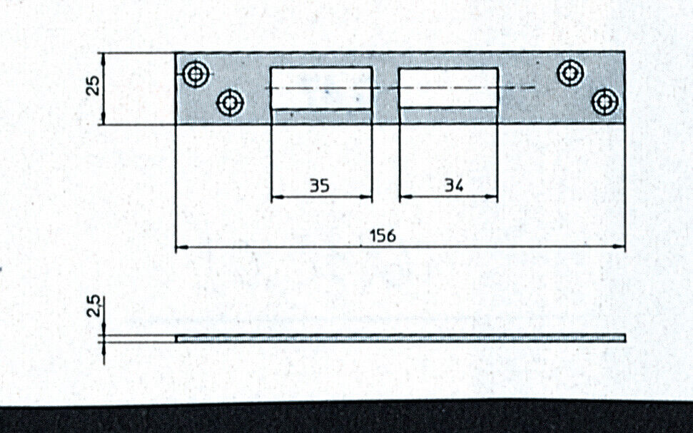 CISA ART.06232.01 CONTROP.X57-313.318.353.358 CISA PZ 1,0