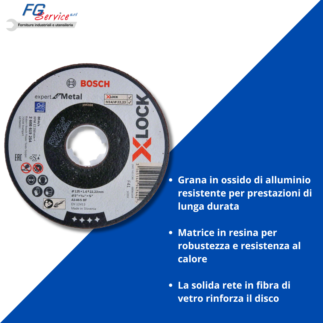 Bosch Professional X-LOCK Expert for Metal 125 x 1,6 x 22,23