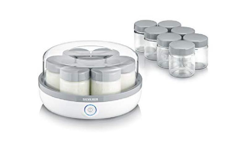 Severin JG 3520 Yogurtiera per yogurt fatti in casa, Yogurtiera Elettrica con 14
