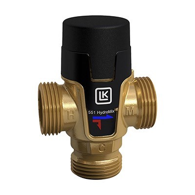 VALVOLA DEVIATRICE TERMOSTATICA LK 551 1" - 42°C-52°C