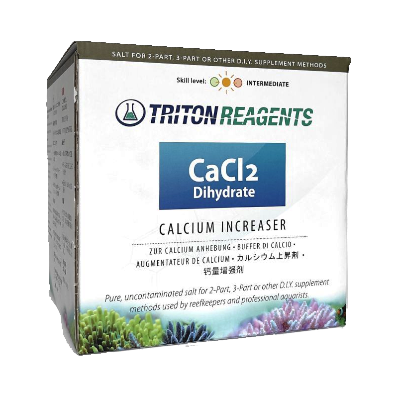 Triton reagents CaCl2 Calcio cloruro integratore di Ca acquario marino 4 Kg