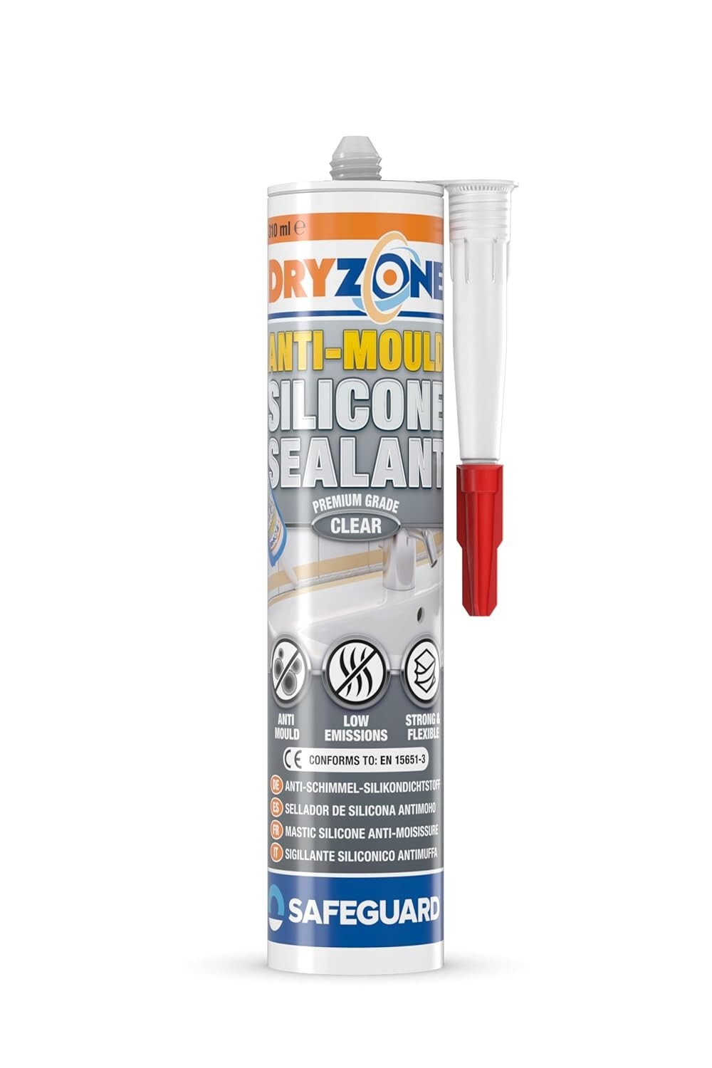 Dryzone Sigillante Siliconico Antimuffa 310ml Trasparente