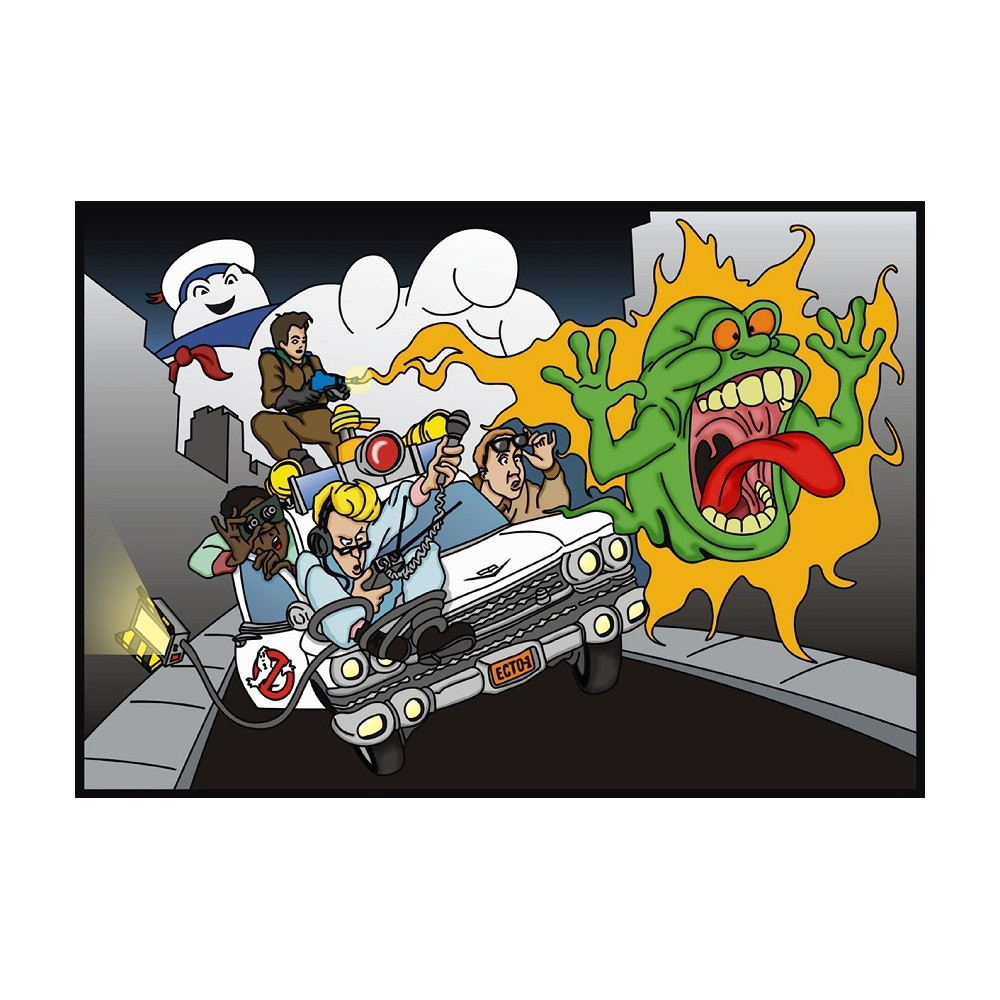 Cialda In Ostia The Real Ghostbusters Cartoni Animati Torta Dischi Commestibile