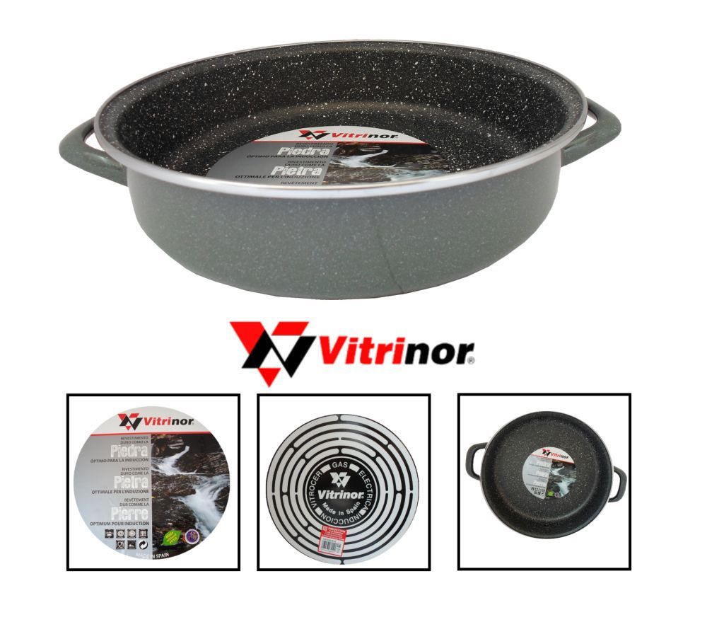 TEGAME DM 20 INDUZIONE VITRINOR ACCIAIO VETRIFICATO RIVESTIMENTO ANTIADERENTE