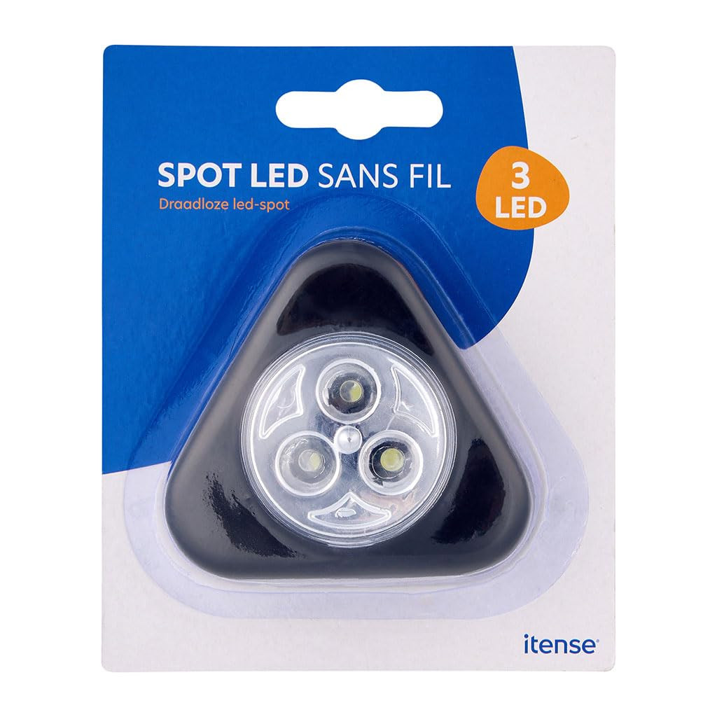ITENSE - Faretto a 3 LED, faretto a LED da incasso - Faretto a LED a (F3g)
