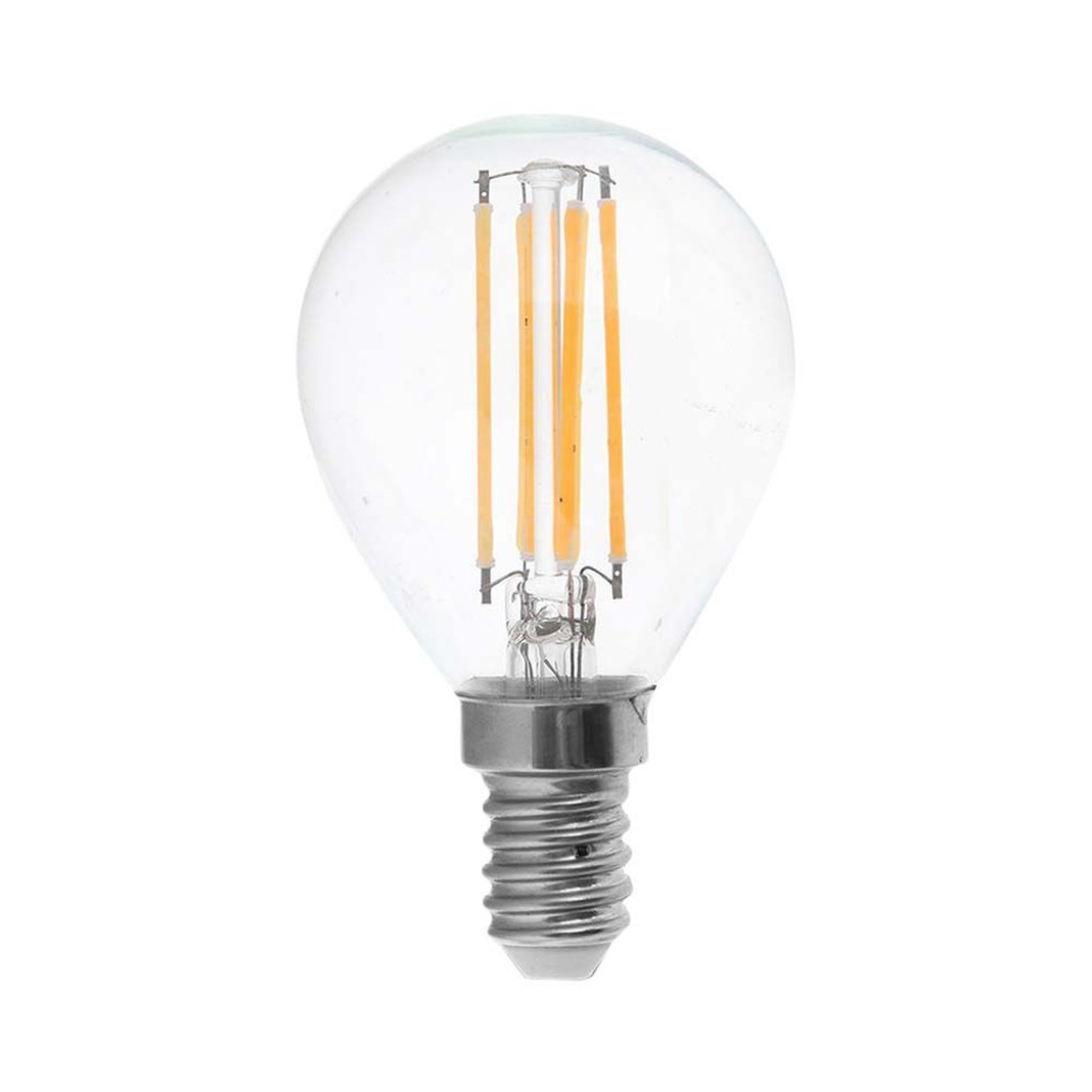 SKU212847 VT-2466 - LED lampadina 6W Filamento E14 P45 Clear Cover 6500K