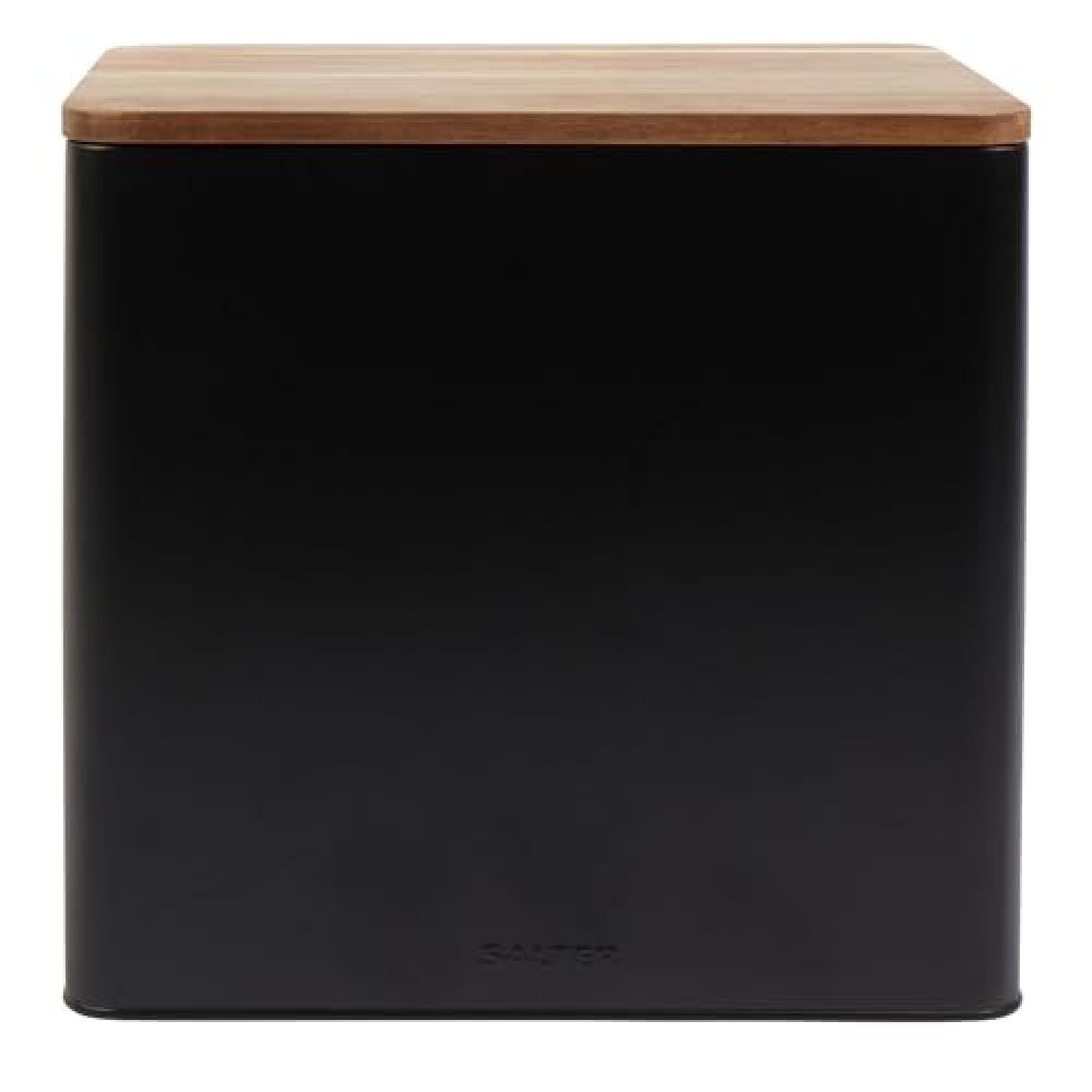 (TG. Bread Bin) Salter BW12899EU7 Toronto Bread Bin – Acacia Wooden Membro, Fi
