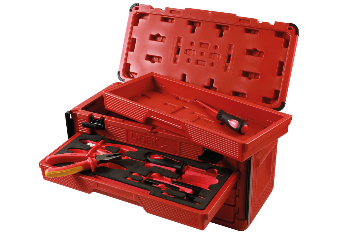 Laser Tools Isolato Attrezzo Kit - 3 Cassetto Cassetta Attrezzi 27pc 8328