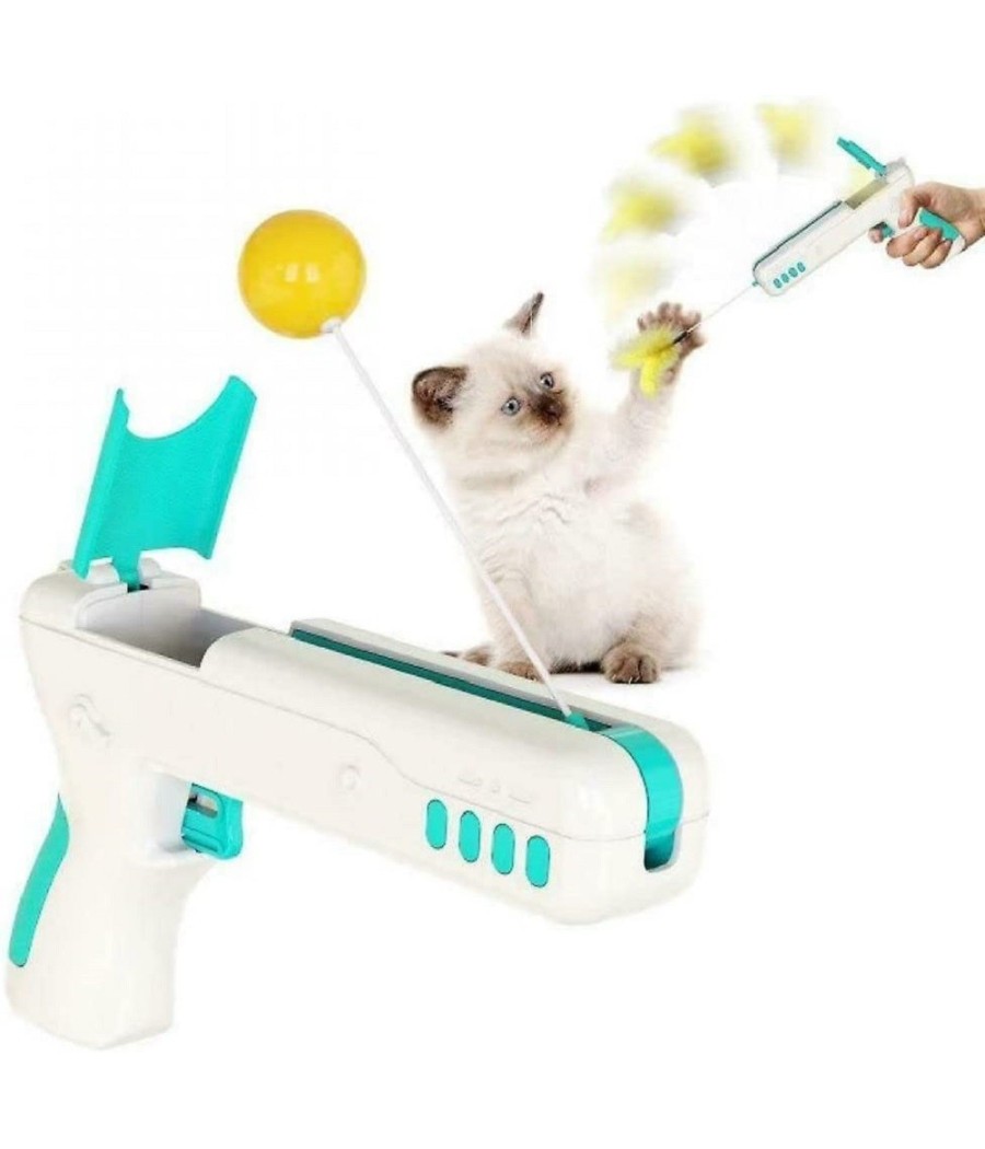 Pistola Giocattolo Gioco Interattivo Per Gatto Cani Animali Multi Trust Q-t194