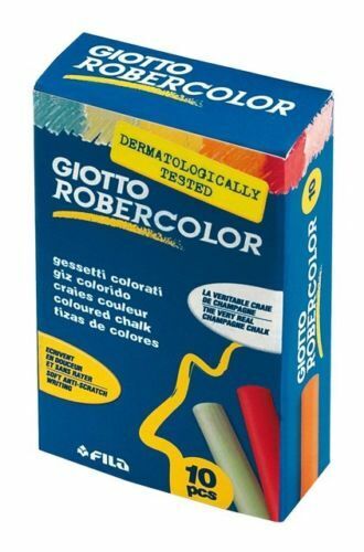 gessi giotto robertcolor colorati 10 gessetti lavagna  assortiti
