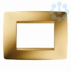 Placca One 3P Oro ( GEWISS cod. GW16103MO )