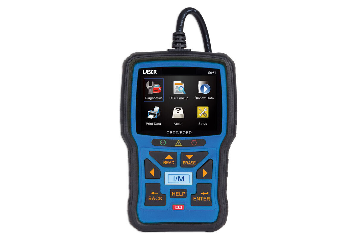 Laser Strumenti OBDII / Eobd Lettore di Codice & Reset Attrezzo 5091