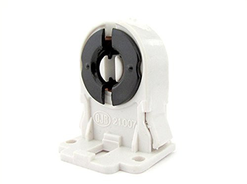 2 Portalampade Adattatori Lampada Attacco T8 T10 Per Fare Test Resistenza (O5D)