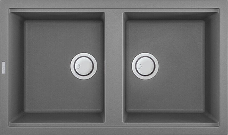 ELLECI Lavello Cucina 2 Vasche Incasso 86 cm Best 450 Standard G48 LGB45048