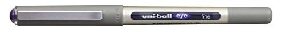 (TG. 1 unit  (Confezione da 1)) Uni-Ball UB-157 Eye Fine Viola - NUOVO